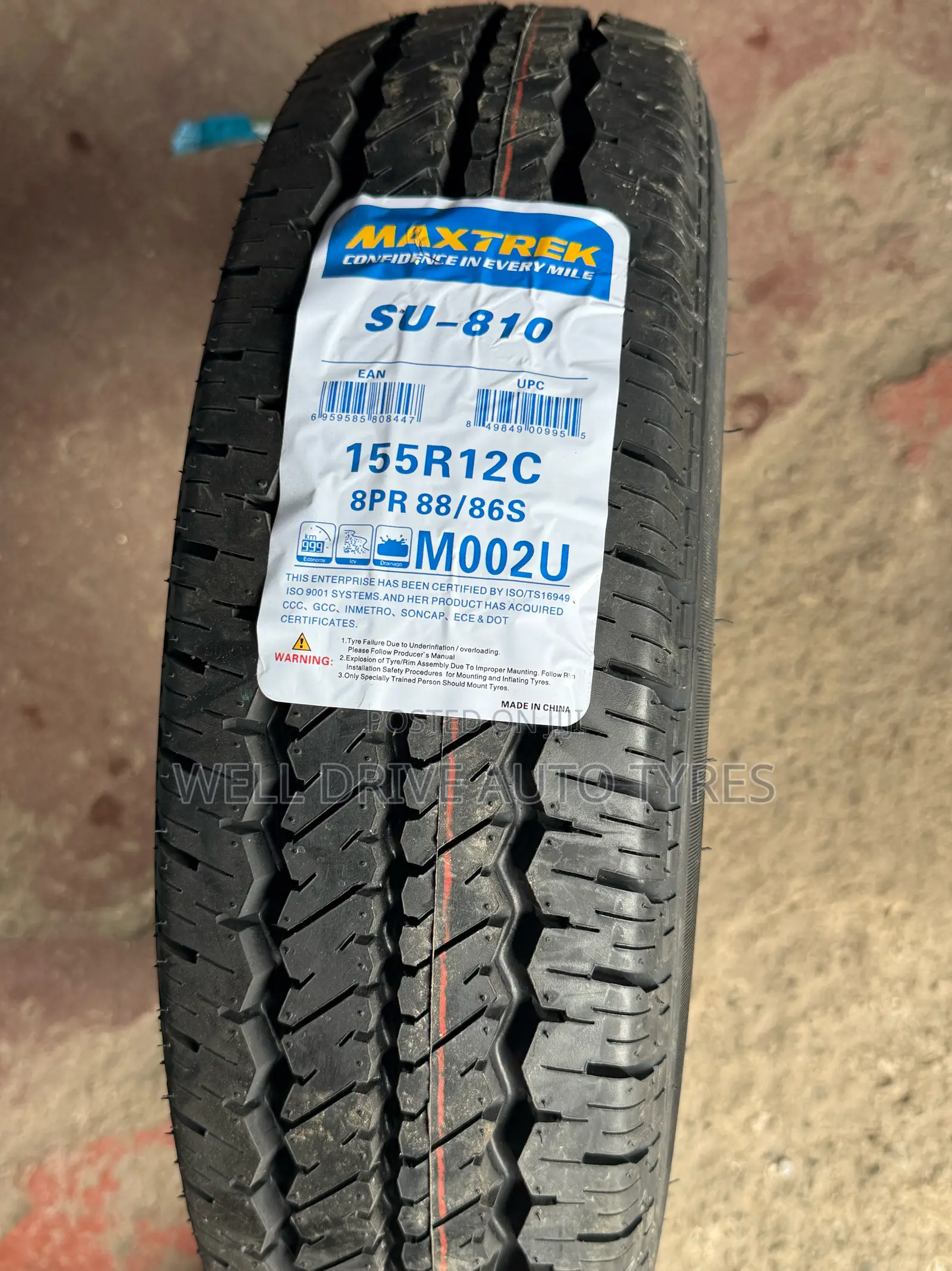 155r12c 8pr Maxtarak Tires