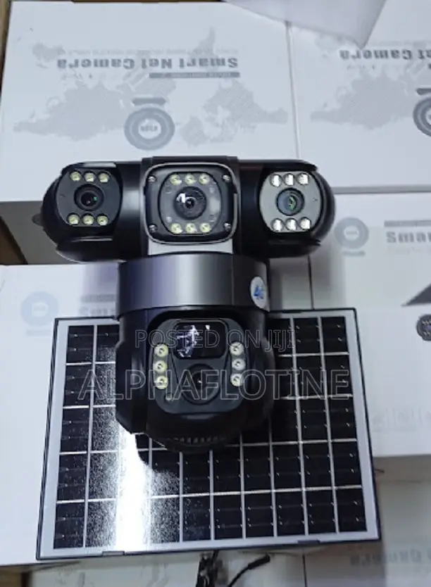 Home Security Outdoor Cameratriple Lens 4g Solar PTZ Camera