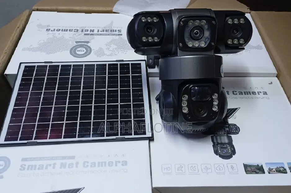 Quality Smarttriple Lens Solar 4g Enabled Security Camera