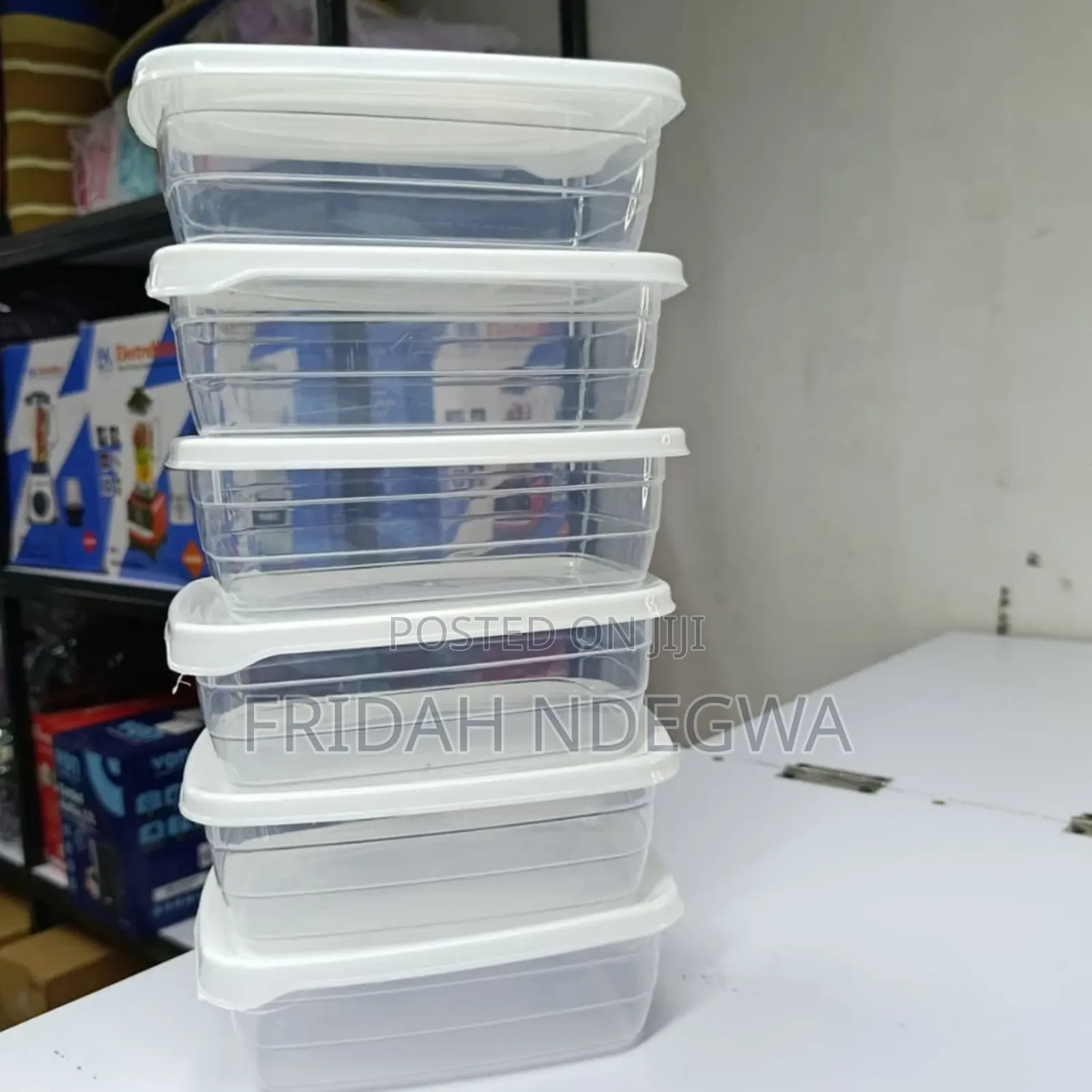 6 in 1 Plastic Storage Containers