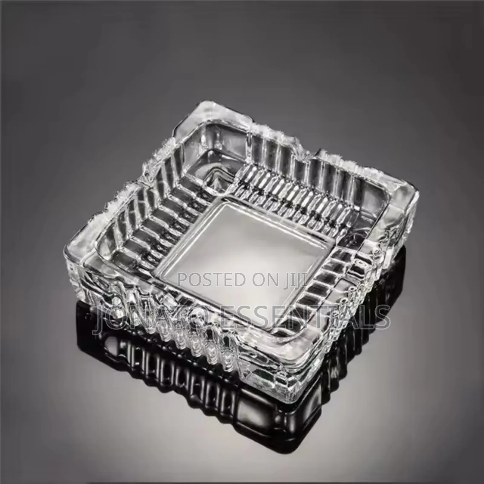 Crystal Glass Cigar Ashtray, Cigarette Ash Tray