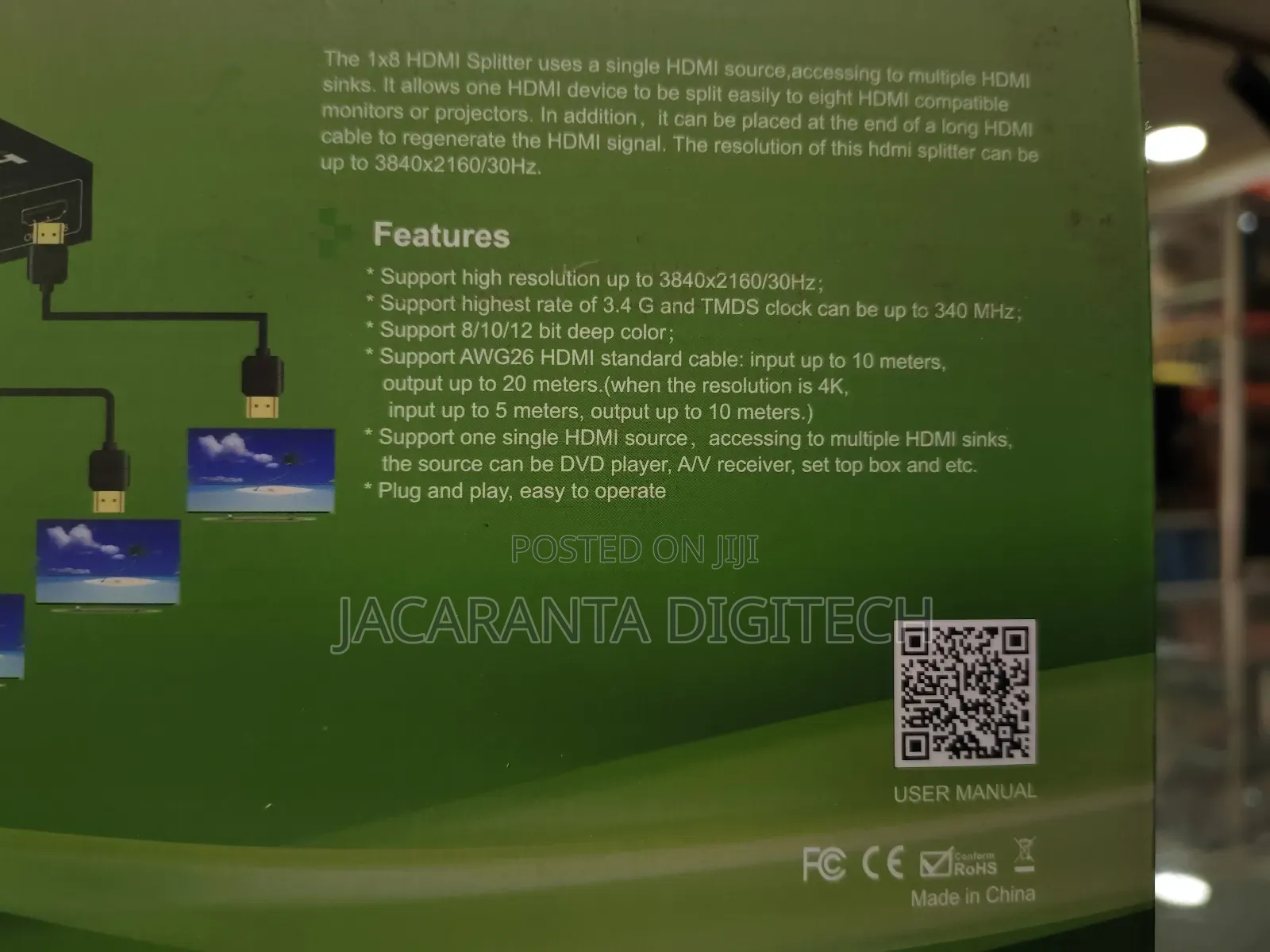 8-Port Hdmi Splitter
