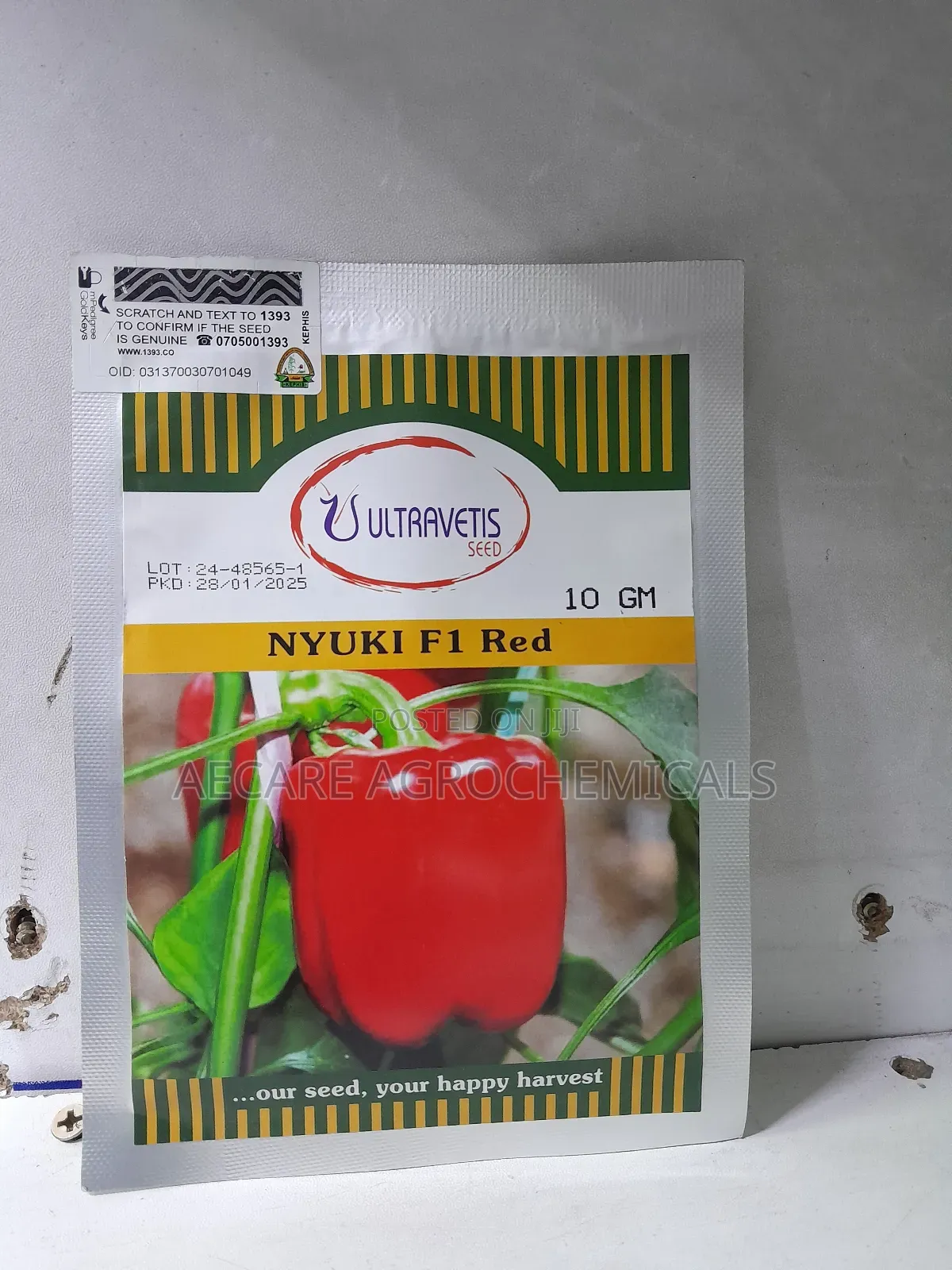 Nyuki F1 Red Capsicum 10 Grams
