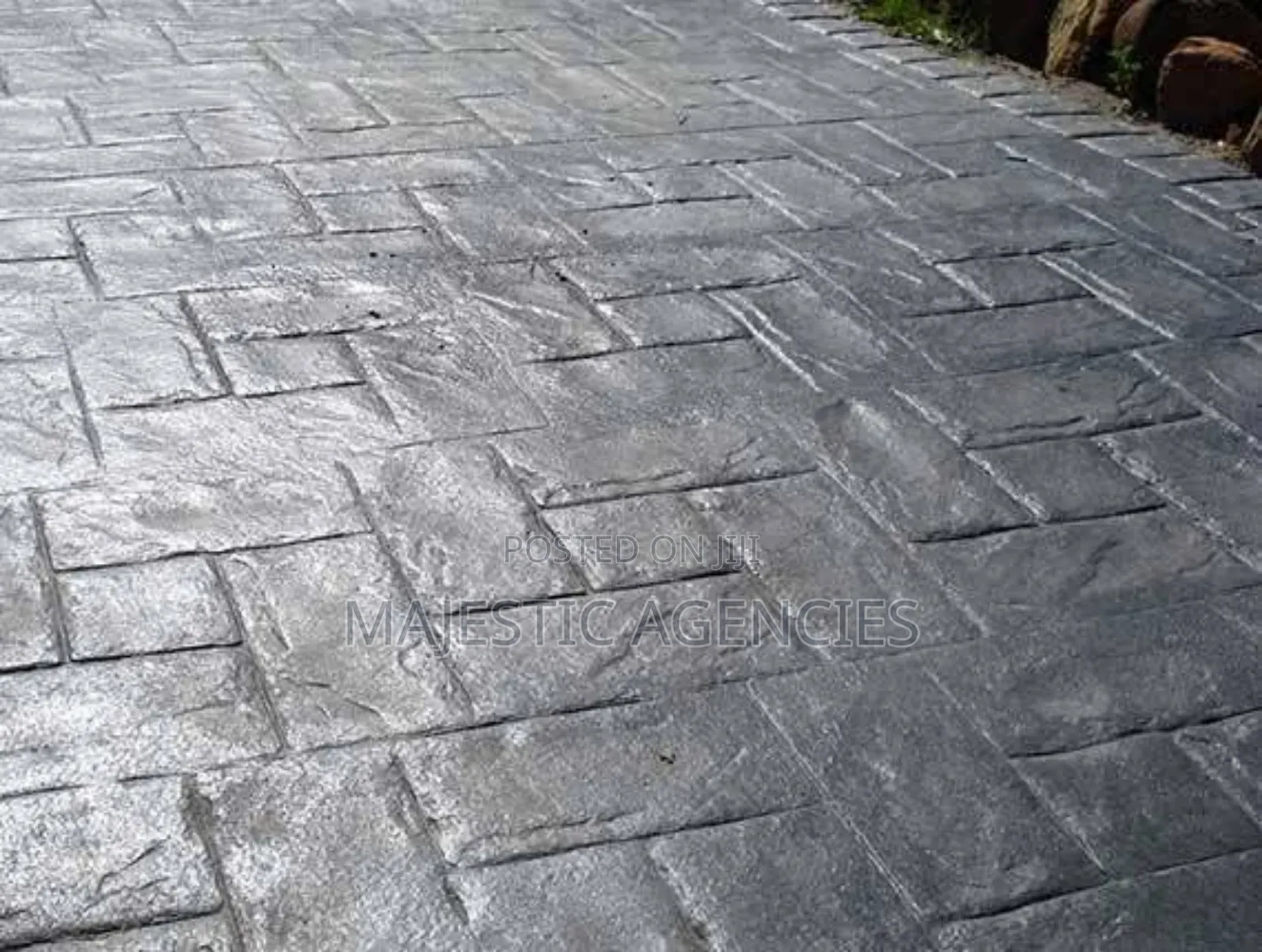 Stamped Concrete Floor for Outdoor Spaces