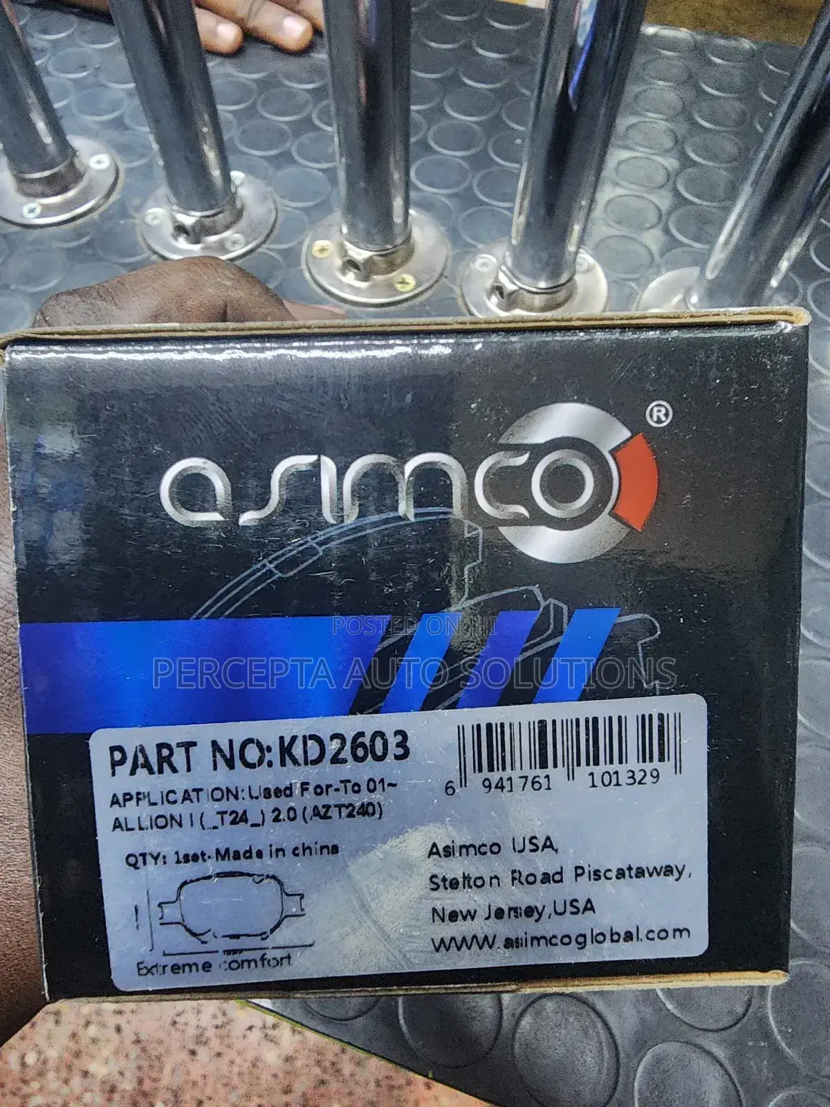 Kd2603 Genuine Asimco Front Brake Pads for Markx Grx120, Crown, Mark 2