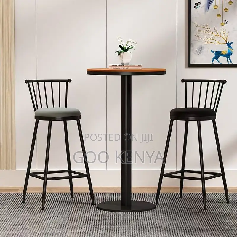 Home Bar Stool; Traditional Wooden Counter Bar Chair