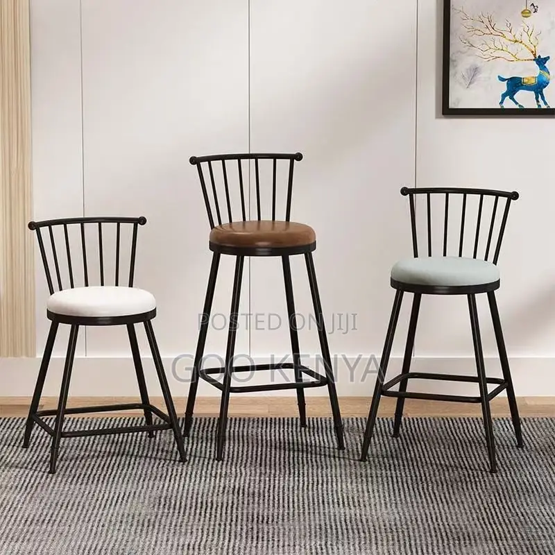 Home Bar Stool; Traditional Wooden Counter Bar Chair