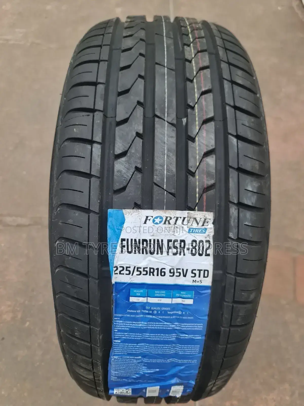 225 /55 R16 Fortune Tyres (Funrun)