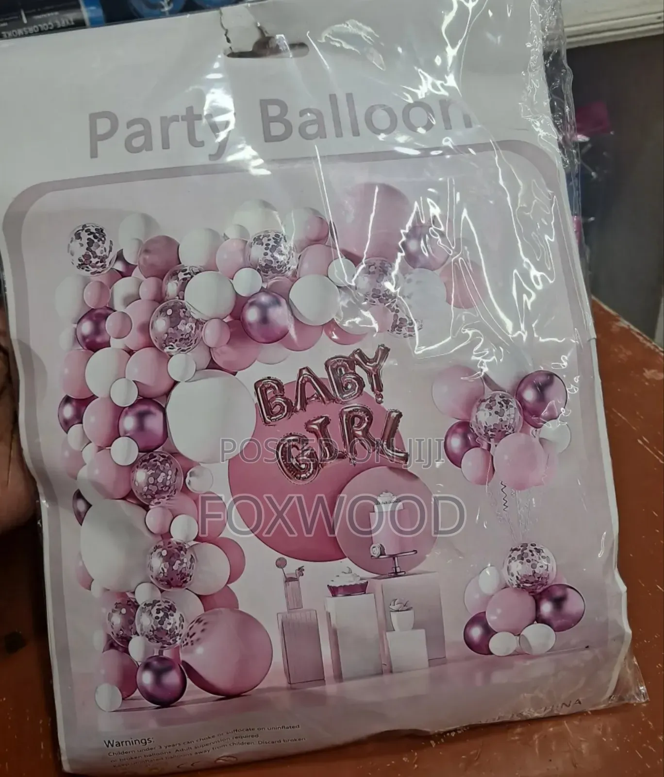 Gender Reveal Balloons Decoration Set 100pcs
