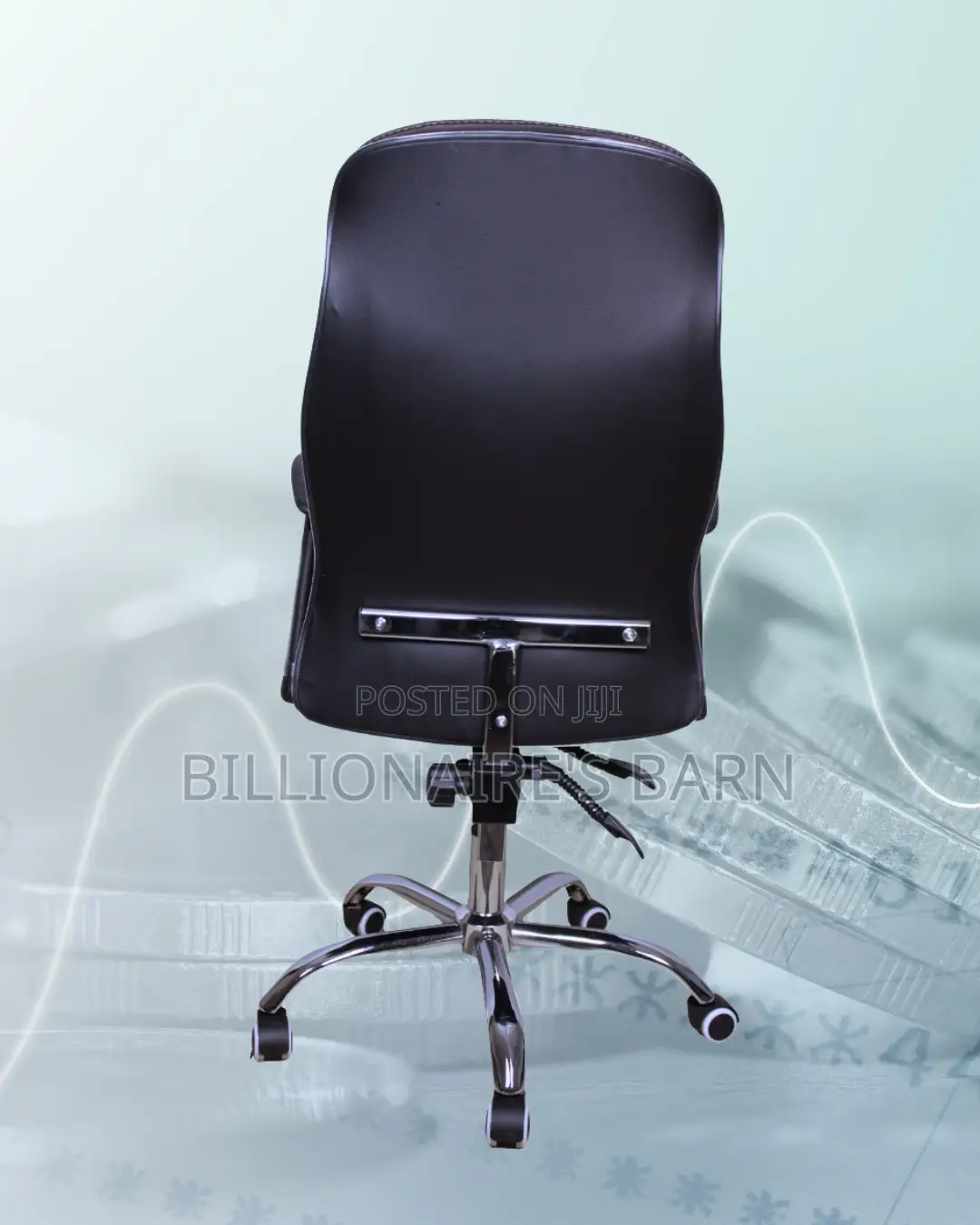 Executive Leather Office Chair | Ergonomic Steel Frame