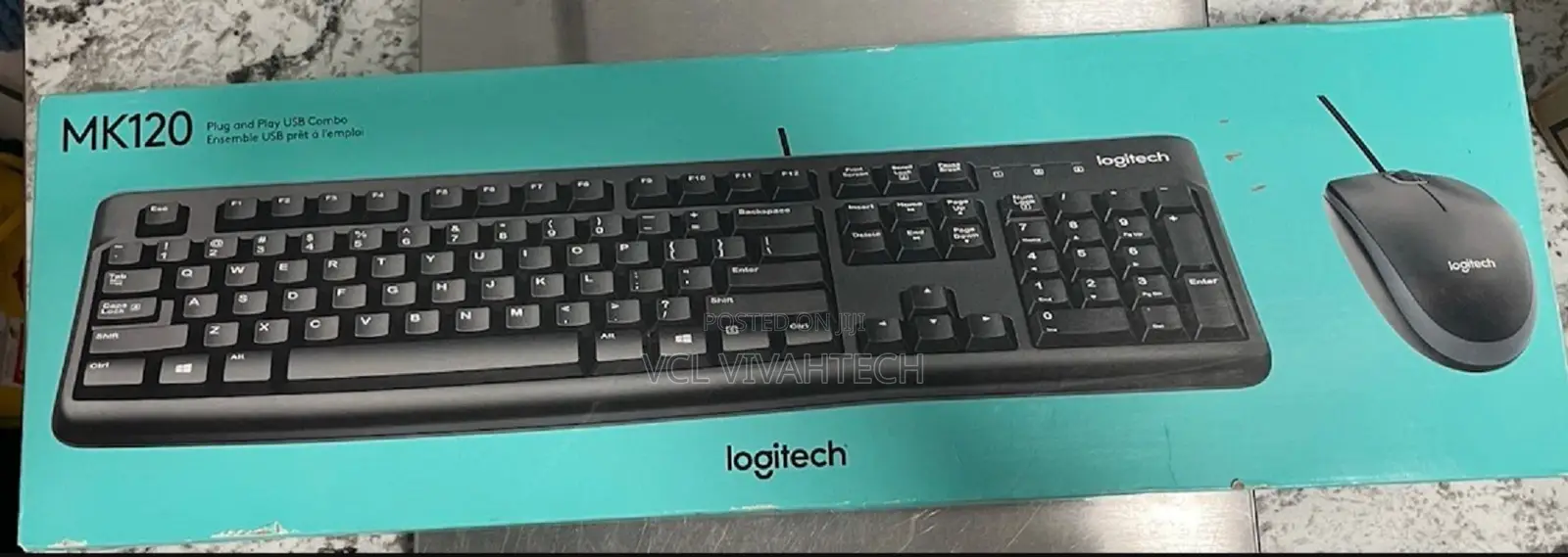 Logitech Mk120 Usb Keyboard And Mouse Combo