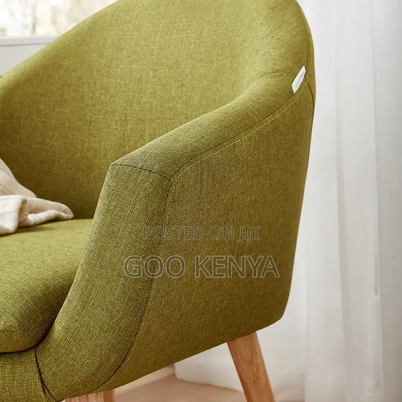 Home Chair; Modern Fabric Accent Chair With Plush Cushion
