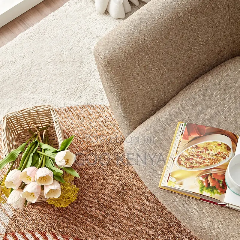 Home Chair; Modern Fabric Accent Chair With Plush Cushion
