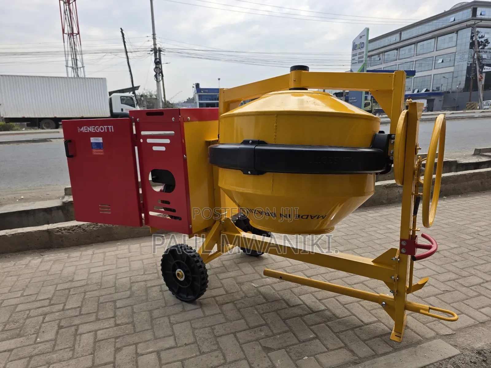Menegotti Construction 400l Concrete Mixer –High-performance Machine.