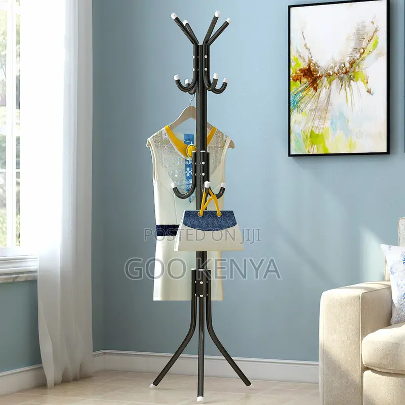 Home/Office Coat Hanger; Rust-Resistant Steel Coat Stand for Home
