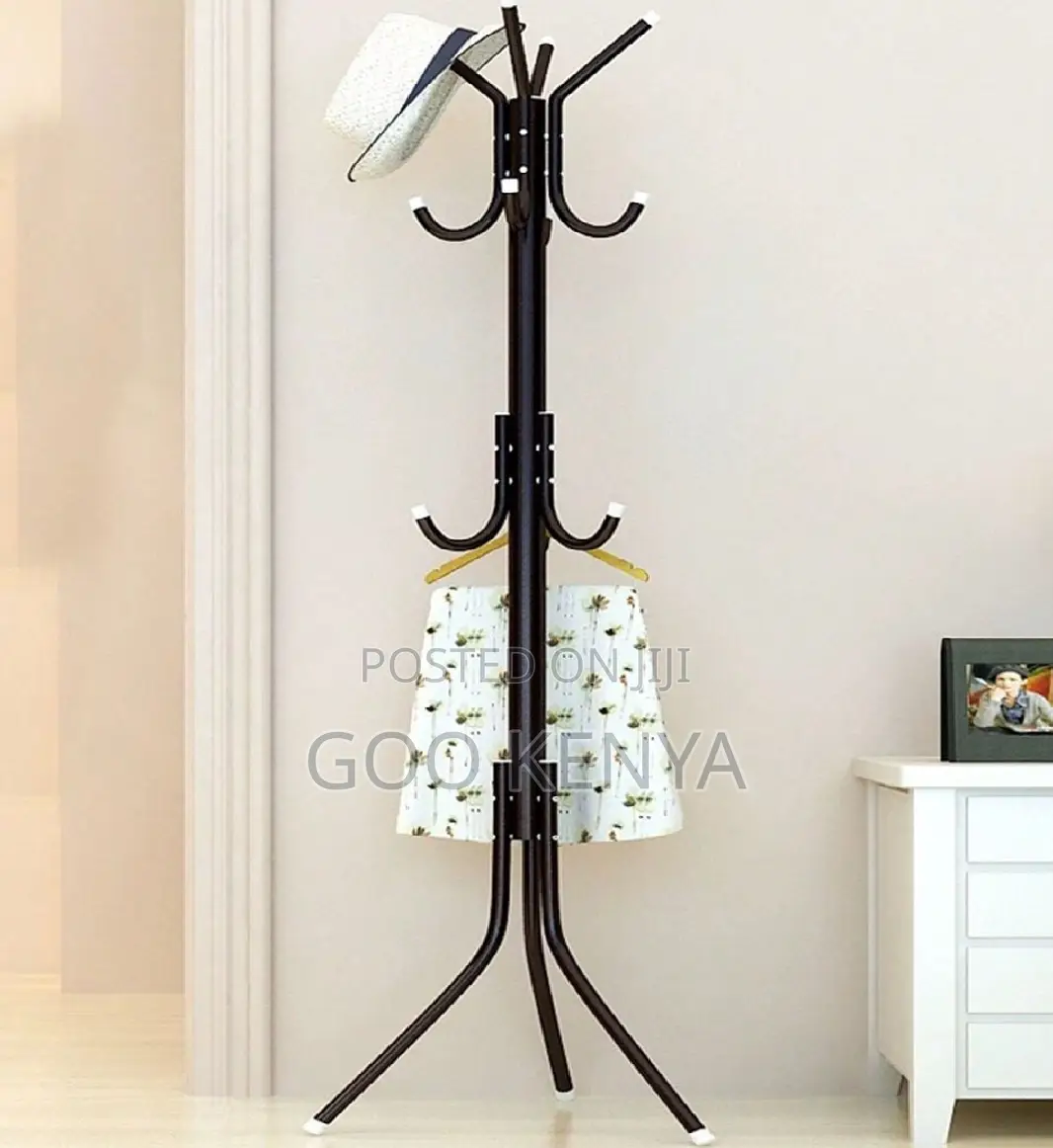 Home/Office Coat Hanger; Rust-Resistant Steel Coat Stand for Home