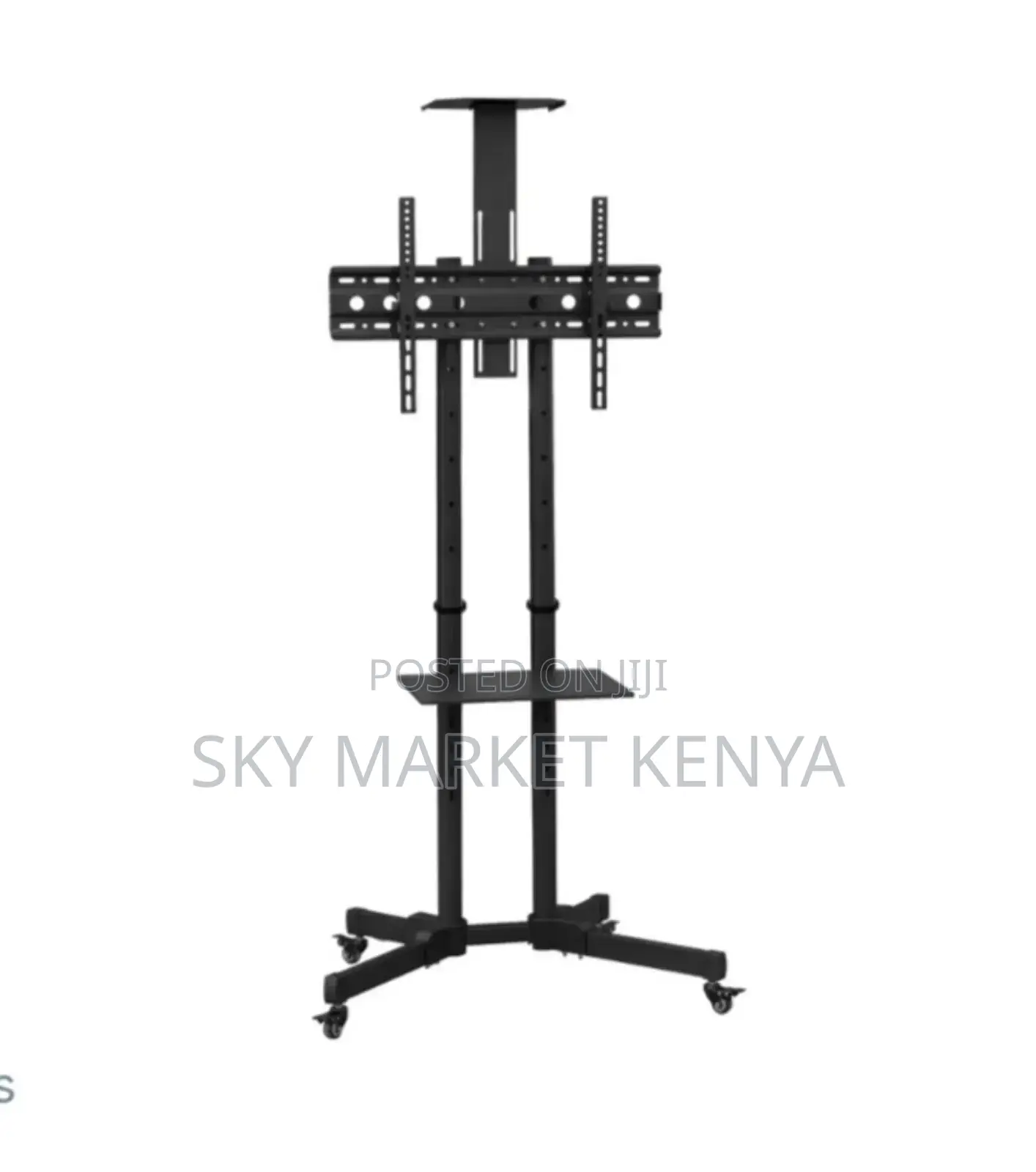 Adjustable Tv Trolley Stand Suitable for 32-65 Inch Upto 50kgs
