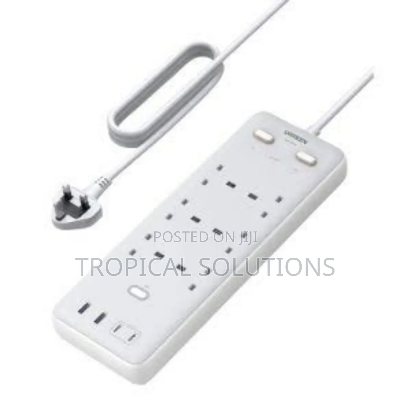 Ugreen Surge Protector Power Strip 6ac Outlets+ 65w 2a2c Uk 2m S551