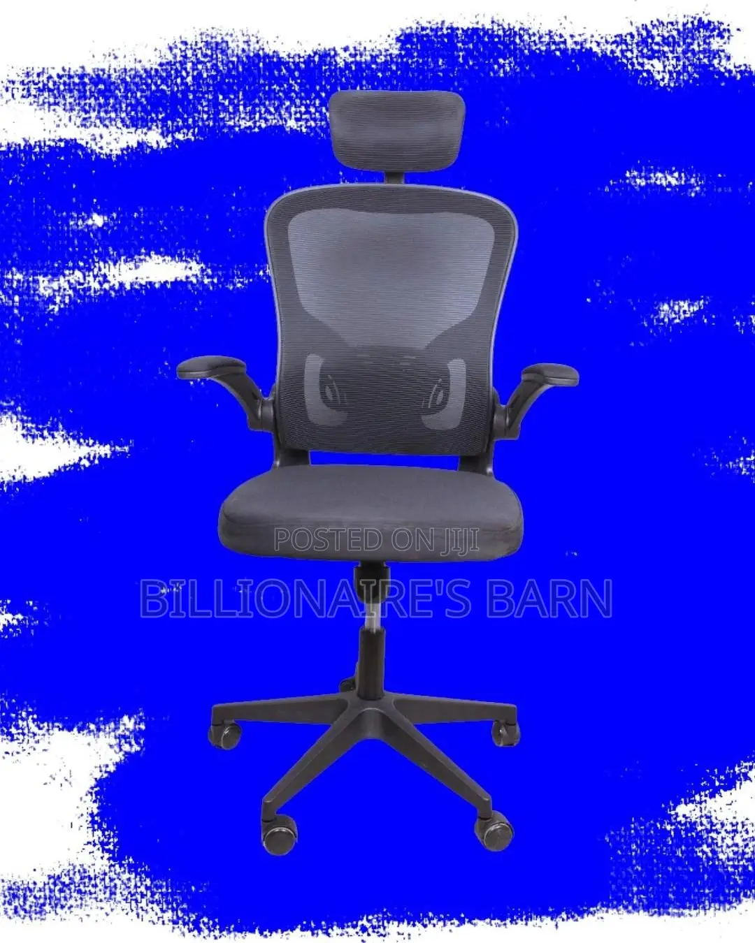 Pro-grade Grey Ergonomic Office Chair — Easy To Clean