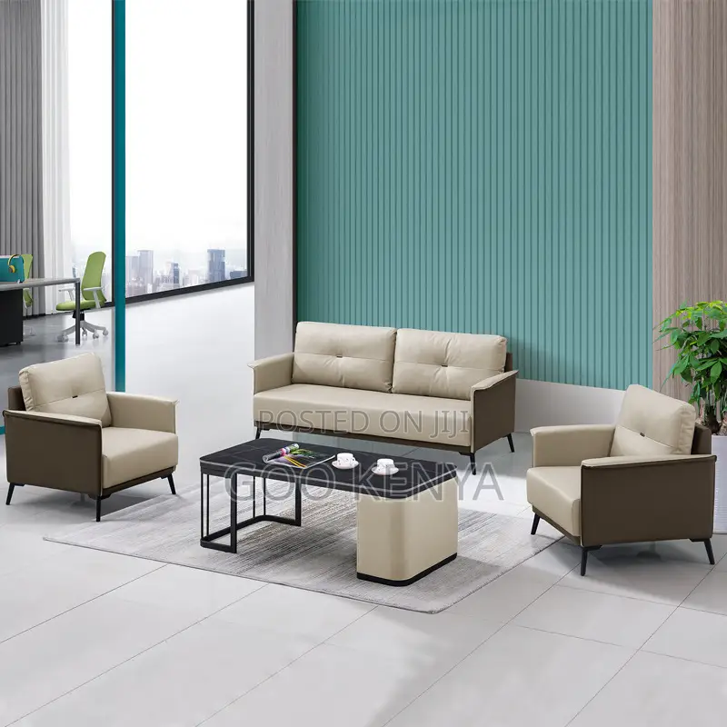 Home Sofa; Designer 5-Seater Leather Lounge Sofa