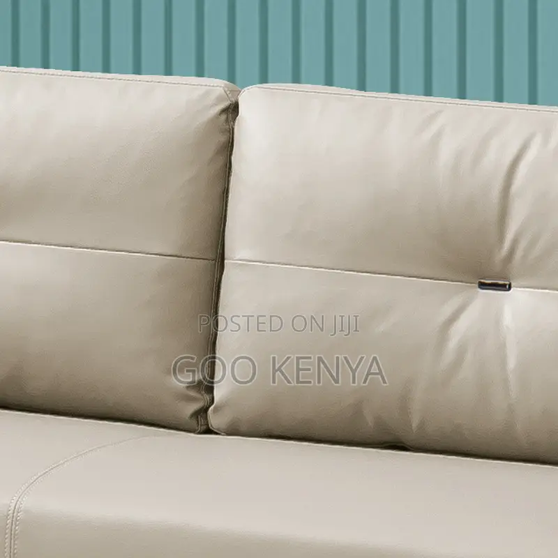 Home Sofa; Designer 5-Seater Leather Lounge Sofa