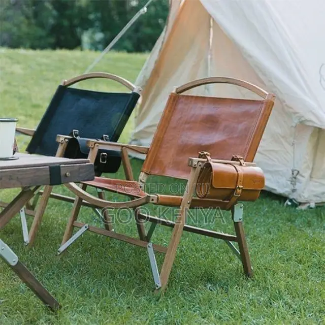 Outdoor Chair; Compact Outdoor Foldable Chair With Steel Support