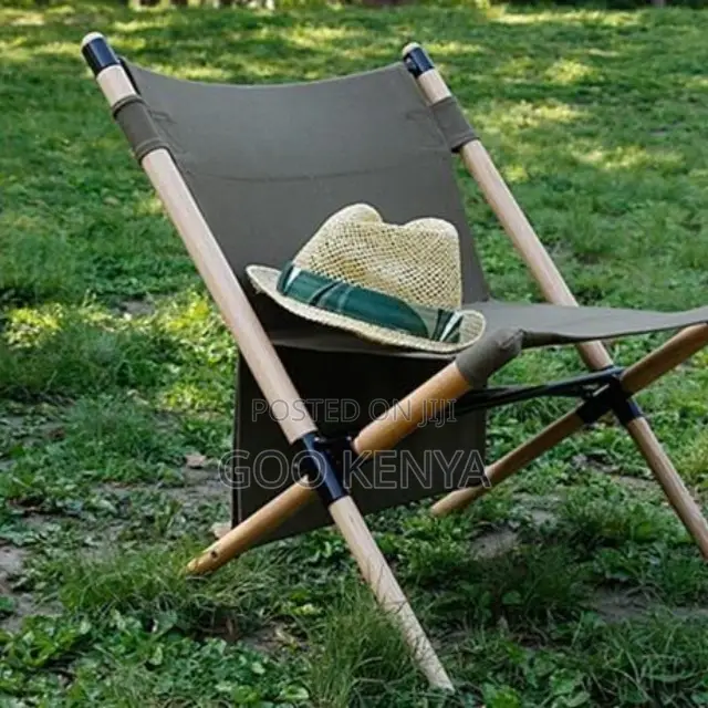 Outdoor Chair; Compact Outdoor Foldable Chair With Steel Support