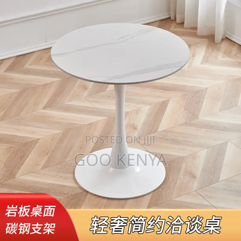 Home Dining Table; Circular Marble Coffee or Dining Table