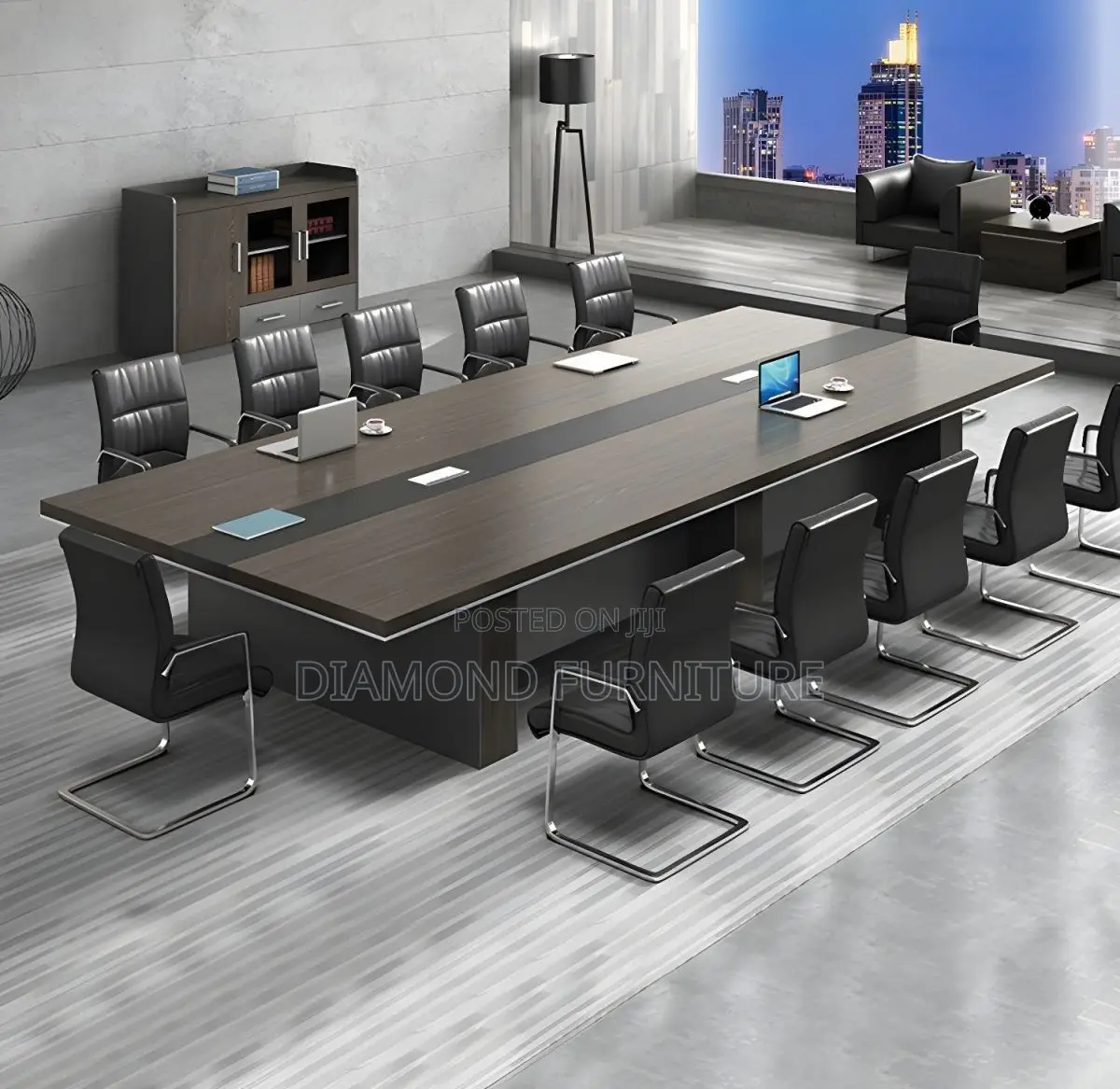 Office Furniture; Spacious 3m Wooden Executive Office Conference Table