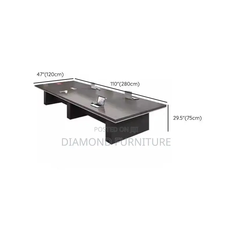 Office Furniture; Spacious 3m Wooden Executive Office Conference Table