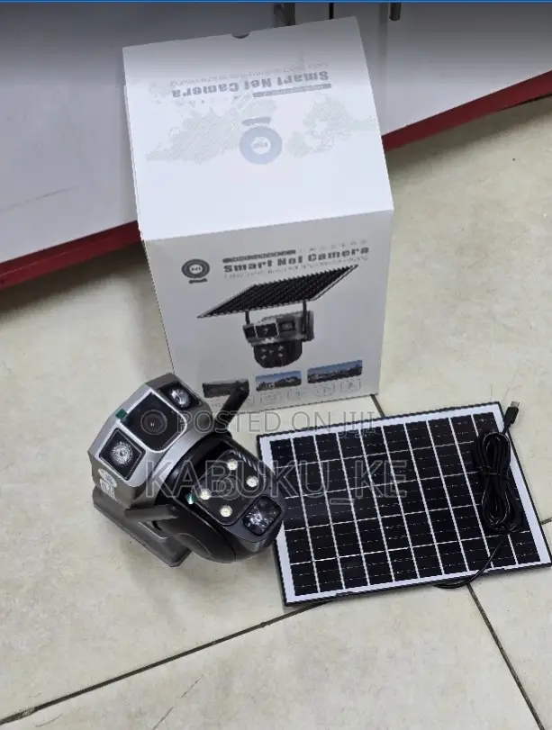 V380 Pro 4mp Dual Lens Solar Panel Security Simcard Camera Outdoor