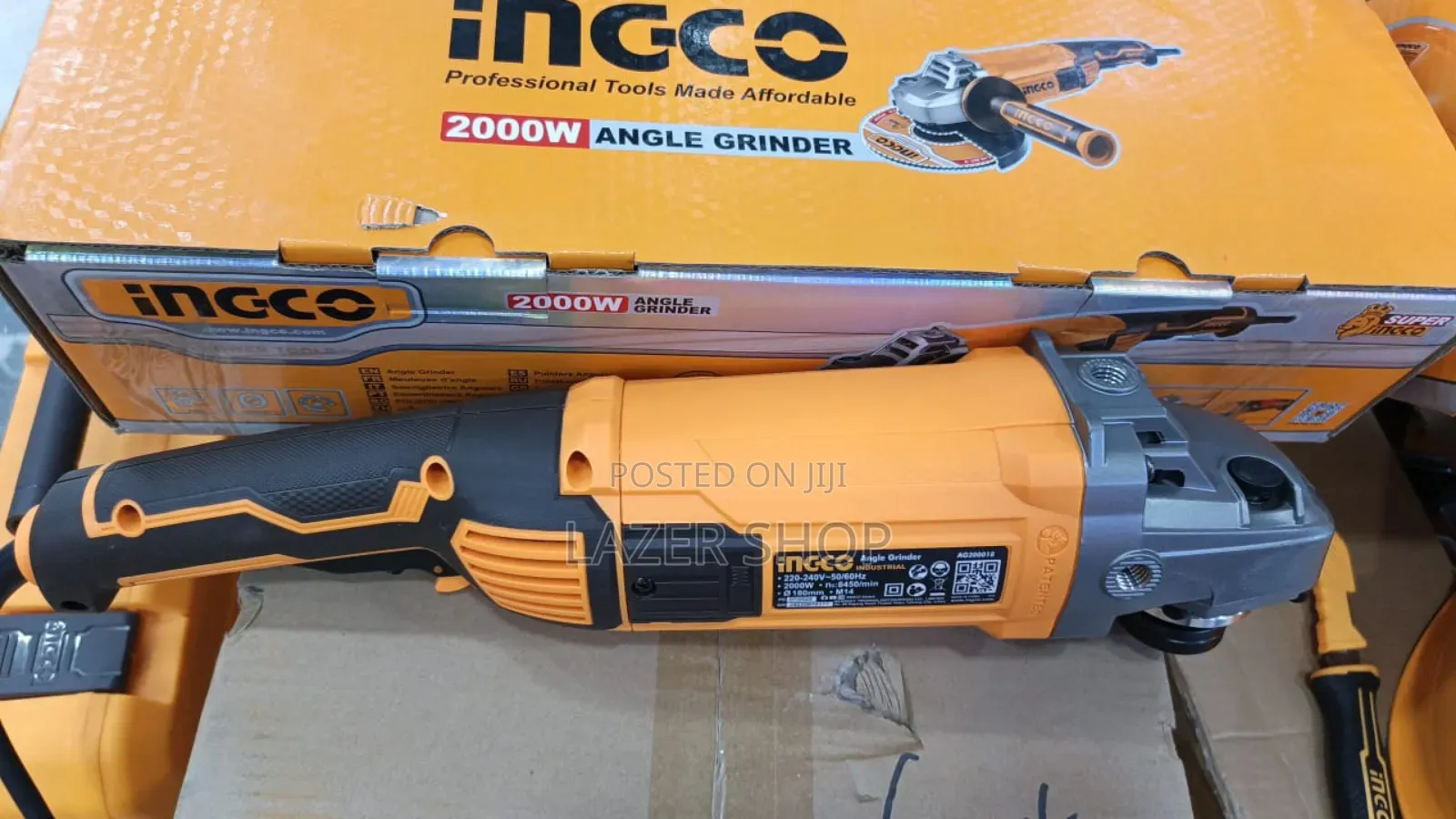 Ingco 2000w Grinder 9"