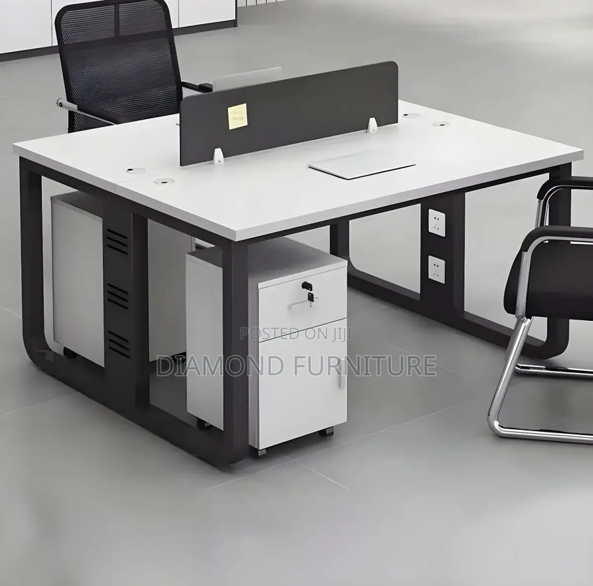 Office Furniture; Modern {2-Way Office Workstation} for Collab Spaces