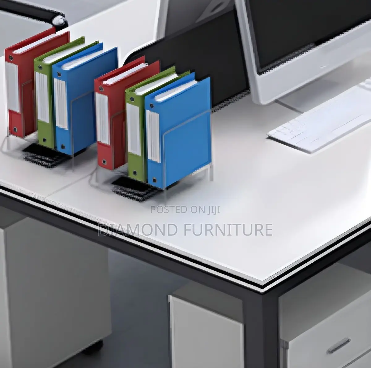 Office Furniture; Modern {2-Way Office Workstation} for Collab Spaces