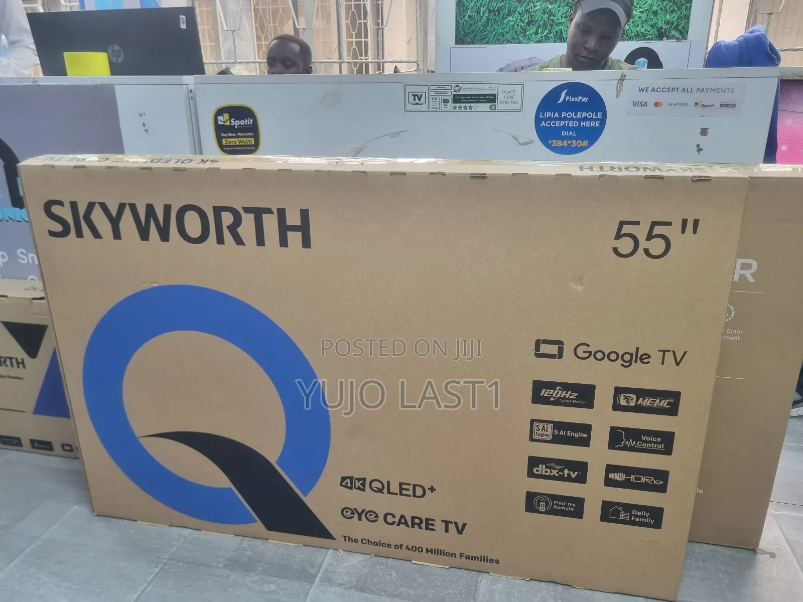 Skyworth 55′′ 55q6500 (New2025)Qled Google Smart Tv