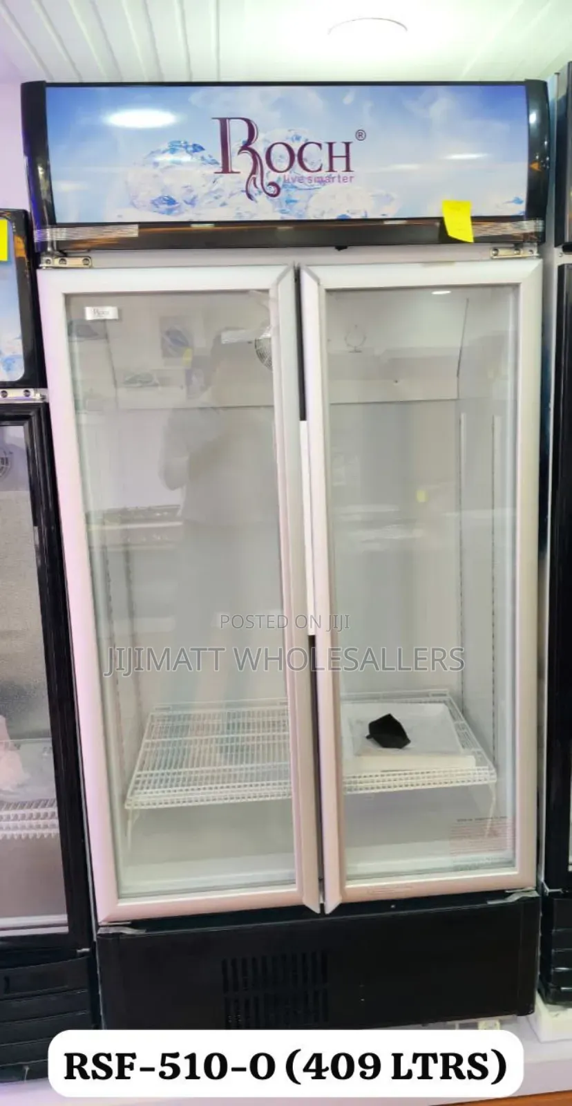 505 Litres Roch Vertical Showcase Model RSF-680-O Refrigerator