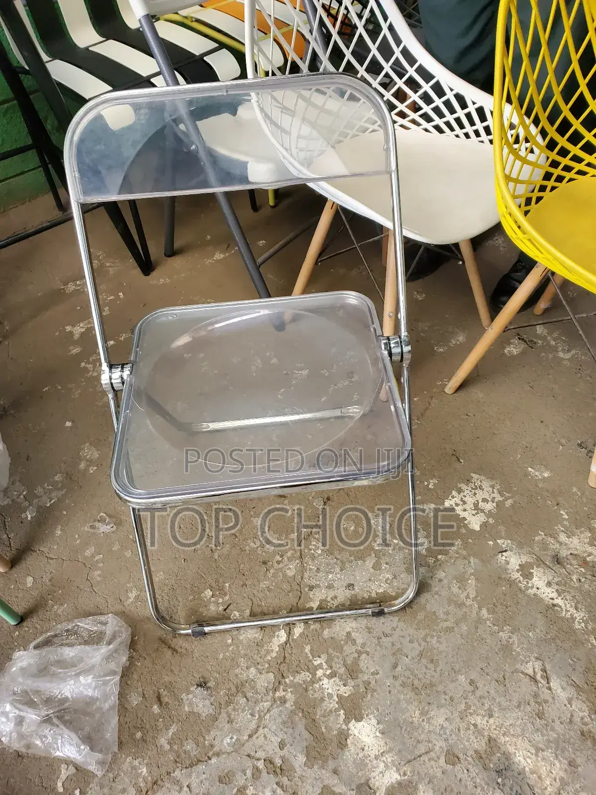 Transparent Foldable Chairs