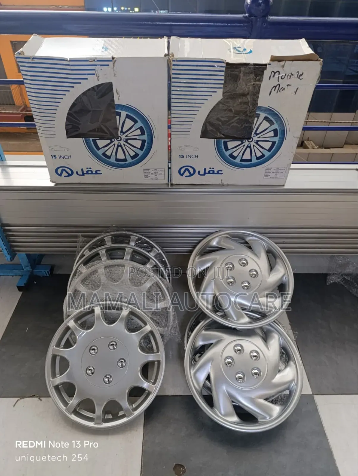 15 Inch Silver Car Wheel Covers- Durable Plastic Material
