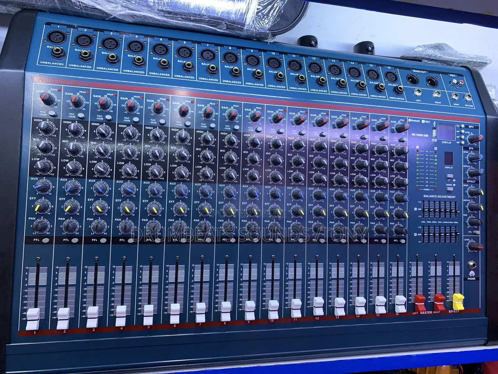 Mx 1608d Powered Mixer 16channel
