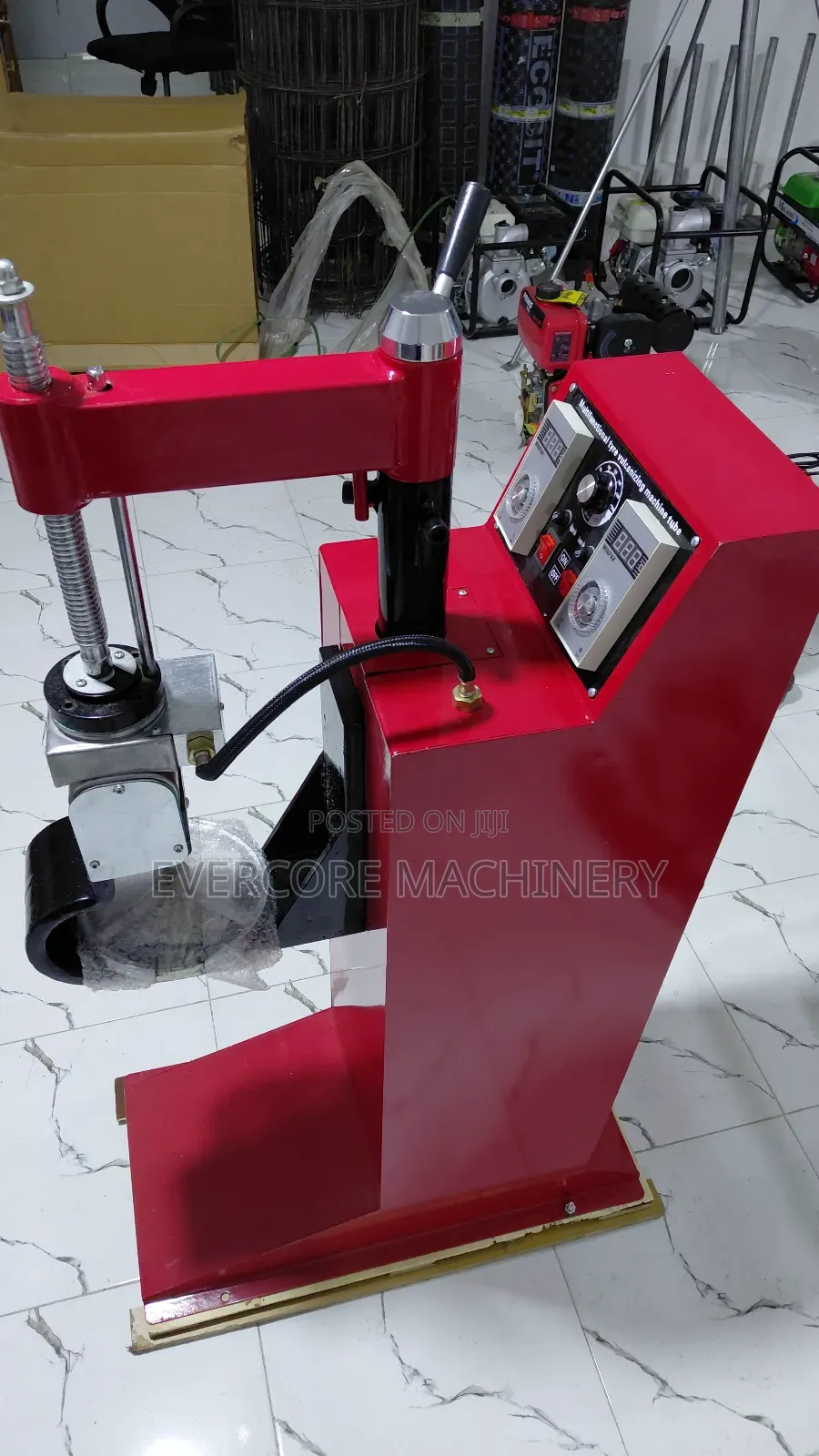 Commercial Tyre Vulcanizer Red Italian Single Phase