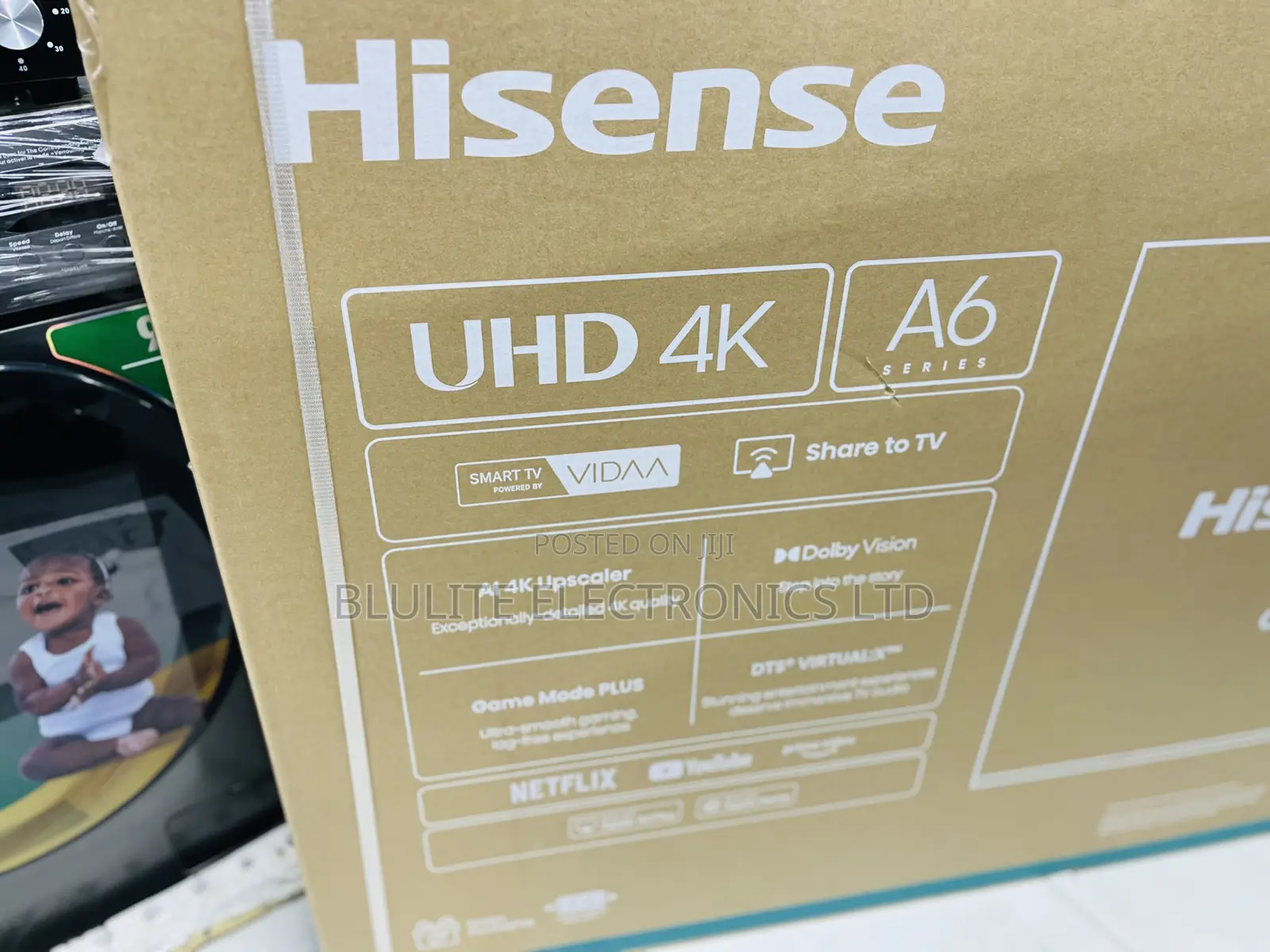 Hisense 65” Uhd Frameless Tv