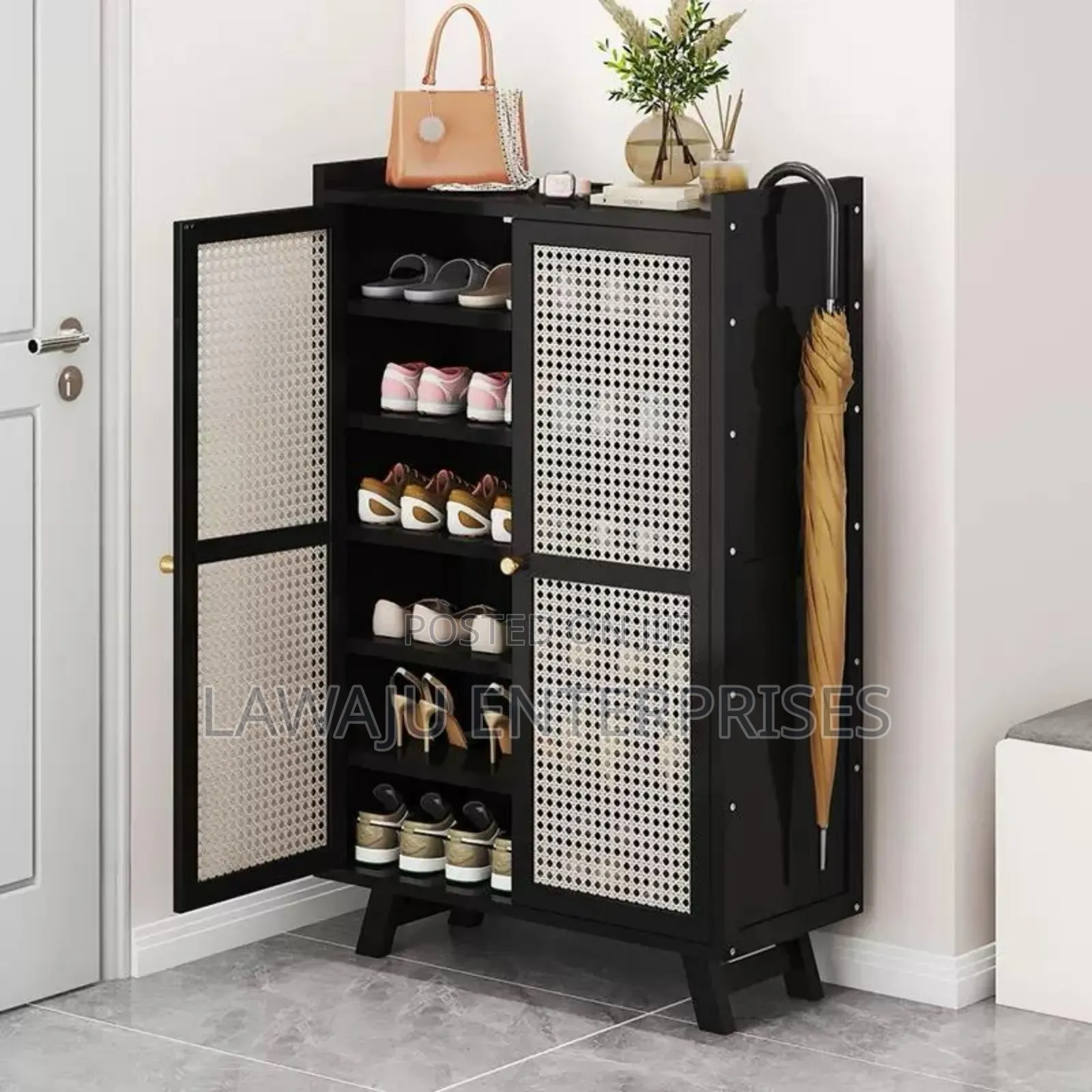 Bamboo Shoe Rack
