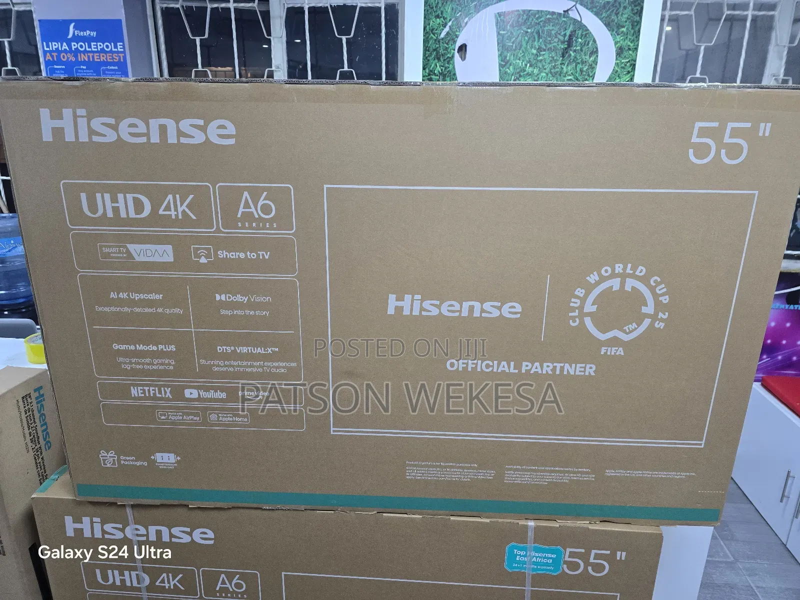 Hisense 55 Inch 55a6n (New Model 2025) Uhd Smart Frameless Tv