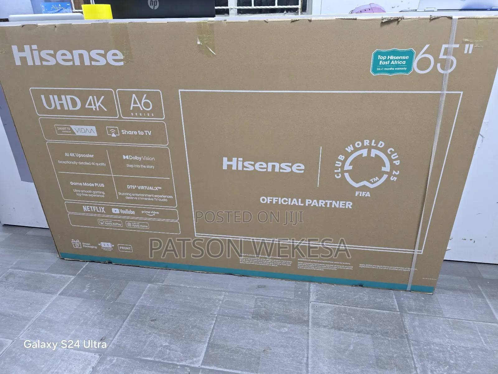 Hisense 55 Inch 55a6n (New Model 2025) Uhd Smart Frameless Tv