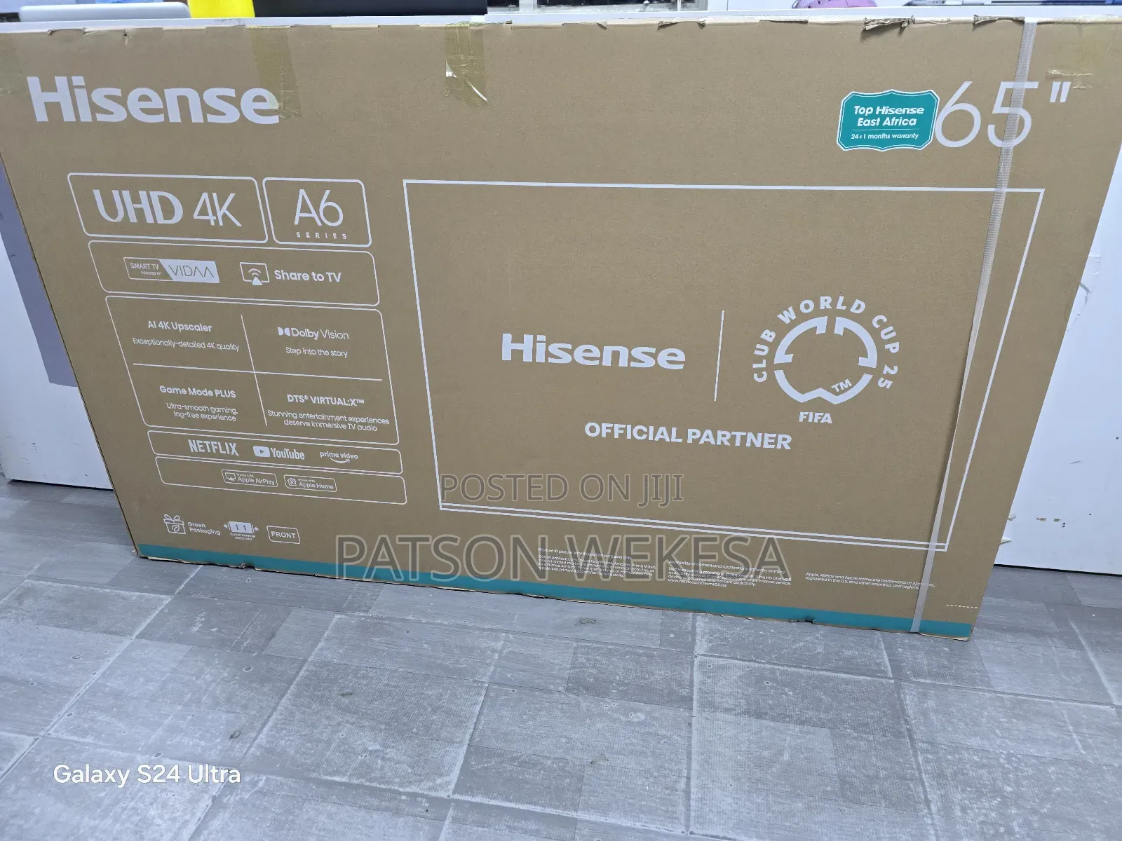 Hisense 55 Inch 55a6n (New Model 2025) Uhd Smart Frameless Tv