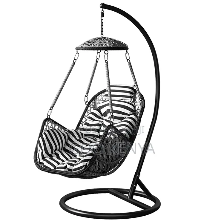 Outdoor Chair; Relaxing Outdoor Swing Chair With Soft Cushion