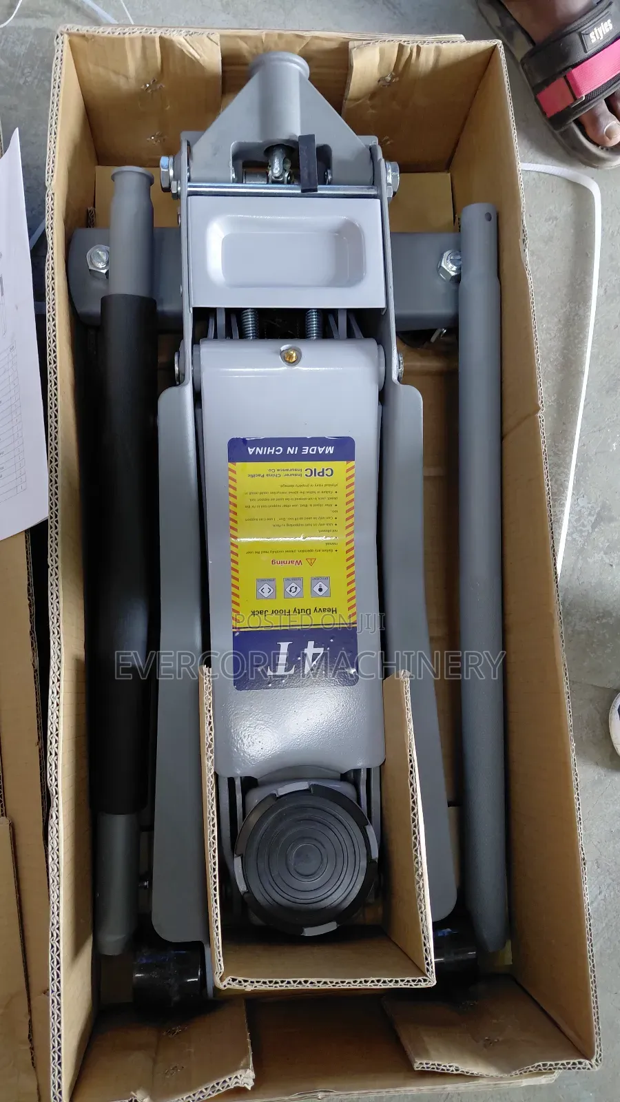 Heavy Duty 4 Tonne Hydraulic Trolley Jack Machine