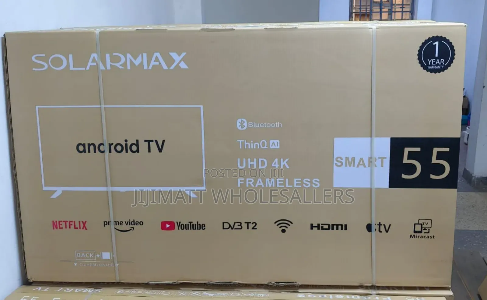 Solarmax 55 Inches Smart Android Digital Tv
