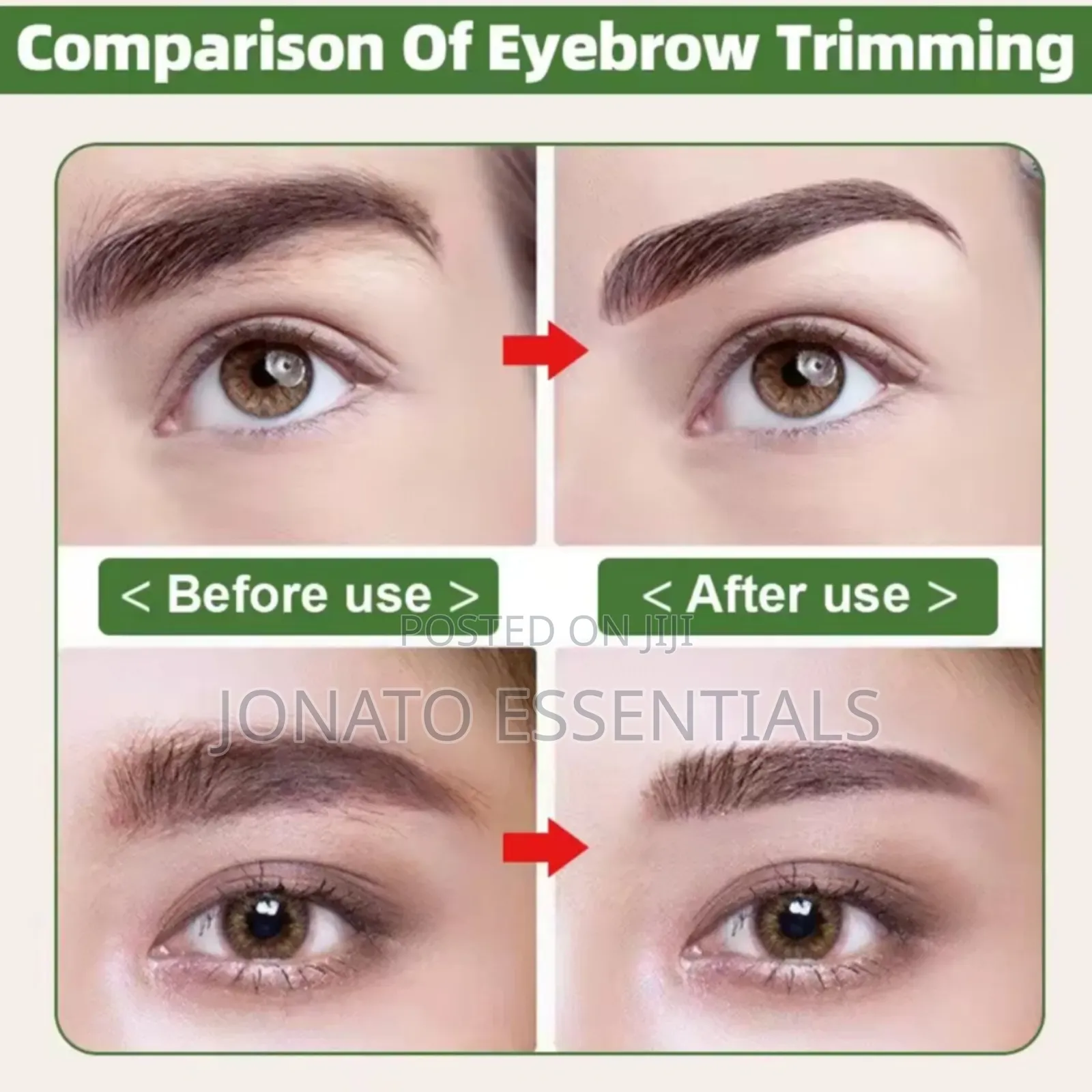 Electric Eyebrow Trimmer Pen Painless Facial Hair Remover Shaper