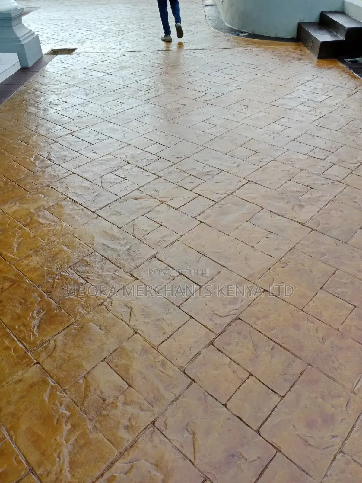 Stamped Concrete for Verandah